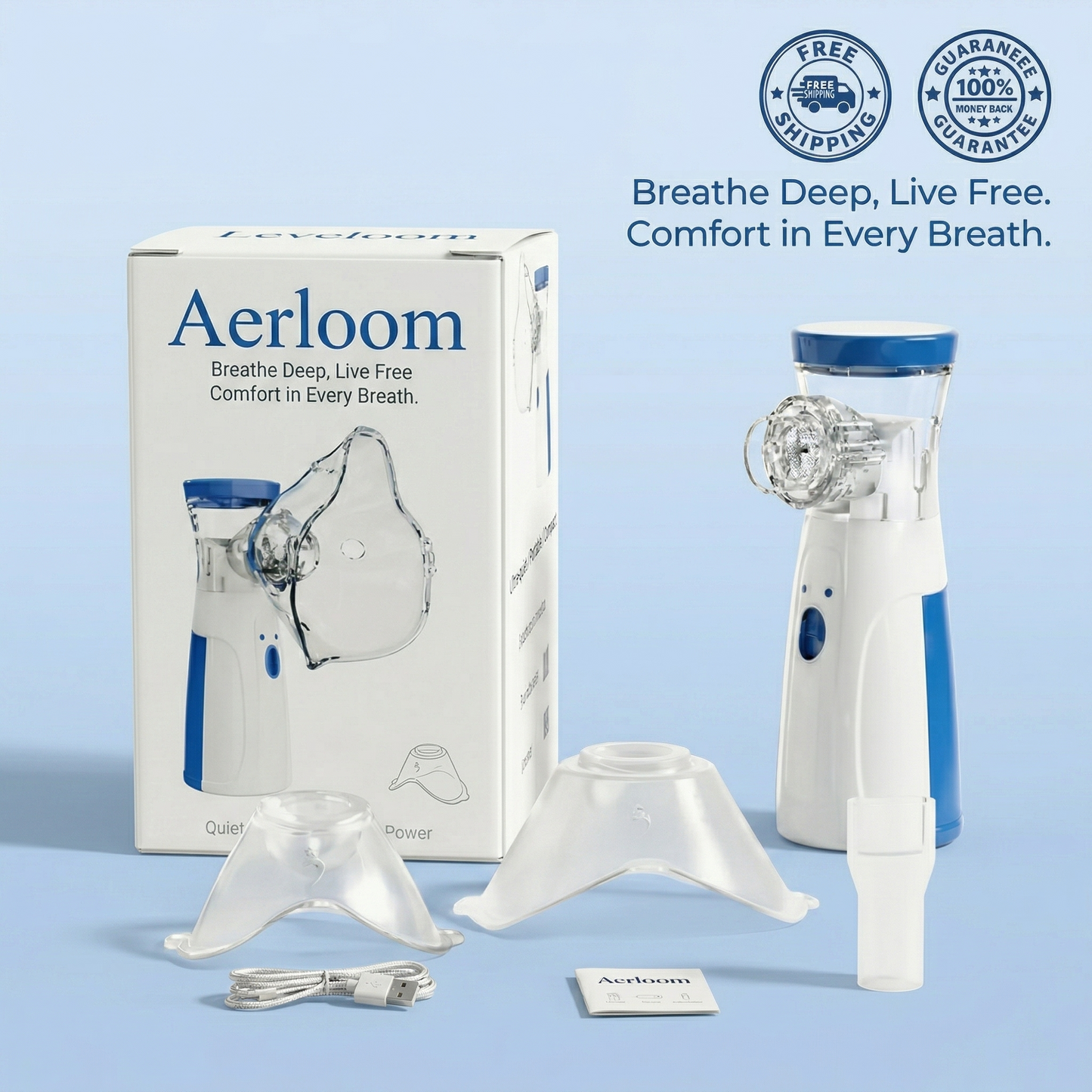 Aerloom Mesh Portable Nebulizer
